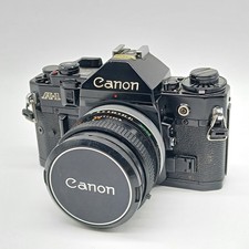 Canon A-1 A1 Film Camera with Canon 50mm f/1.8 See Photos