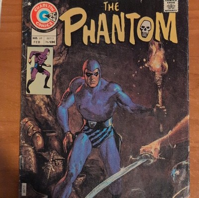 the phantom charlton comics issue 69 1976 bronze age superheroes adventure