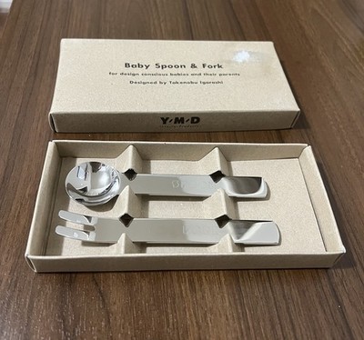 Takenobu Igarashi YK-1048 Cutlery Baby Spoon & Fork Set Tsubame Shinko Unused JP