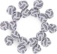 ManschettenknöPfe Seide Knoten 5 Paar Herren Damen Geschenk Set