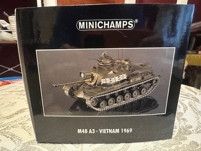 Minichamps 1:35 M48 A3 “Vietnam 1969” Die‑Cast Tank – Patton