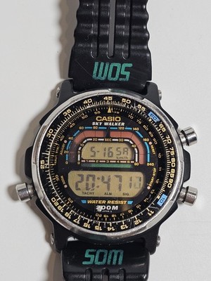 CASIO SKY WALKER カシオ スカイウォーカー DW-401 Vintage 90's Casio Sky Walker SkyWalker Watch DW-401 for sale
