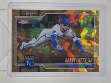 BOBBY WITT JR. 2026 TOPPS CHROME SAPPHIRE GOLD REFRACTOR /50 #12 ROYALS Q4060