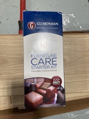 NEW Guardsman Furniture Care Starter Kit for Fabric, Wood & Leather 100% Quality