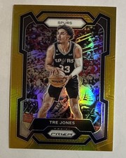 2023-24 Prizm Gold Tre Jones /10