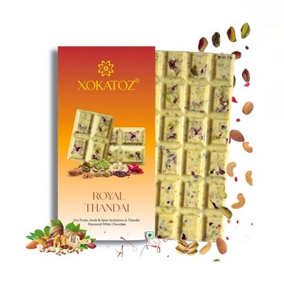 XOKATOZ Exotic Premium Chocolate  Royal Thandai  75g