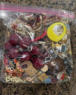 Vintage to Now Costume Jewelry CRAFT Lot 3 for Harvest/Repair READ DESC