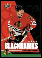 2025-26 Upper Deck Chicago Blackhawks Centennial Hobby Duane Sutter #45