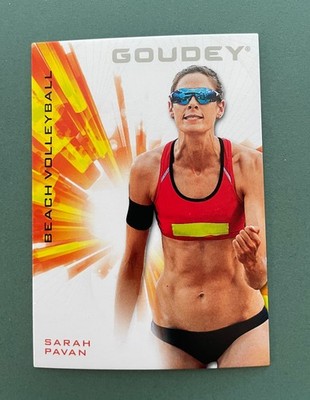 2021 Upper Deck Goodwin Champions Sarah Pavan Goudey #G13 Beach Volleyball