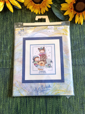 Maria Van Scharrenburg Cross Stitch Birth Sampler 22015 part kit, no aida fabric