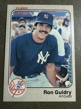 RON GUIDRY 1983 Fleer #383.  NEW YORK YANKEES