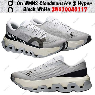 On WMNS Cloudmonster 3 Hyper Black White 3WG10040117 Women's Size