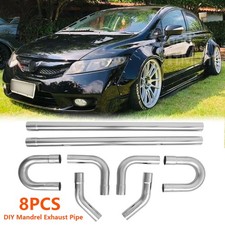2.5 Custom Mandrel Exhaust Pipe Diy Straight Bend For Honda Civic Ex Em Es Em2