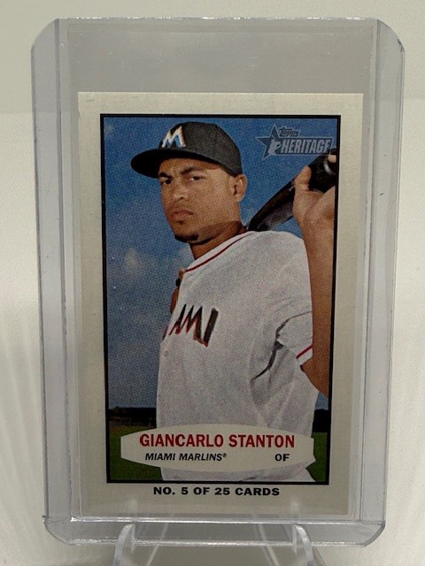 2015 Topps Heritage #66B-GS Giancarlo Stanton 1966 Bazooka