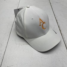 Nike Hat Cap Strap Back One Size Mens White AC Legacy91 Dri-FIT Golf Logo