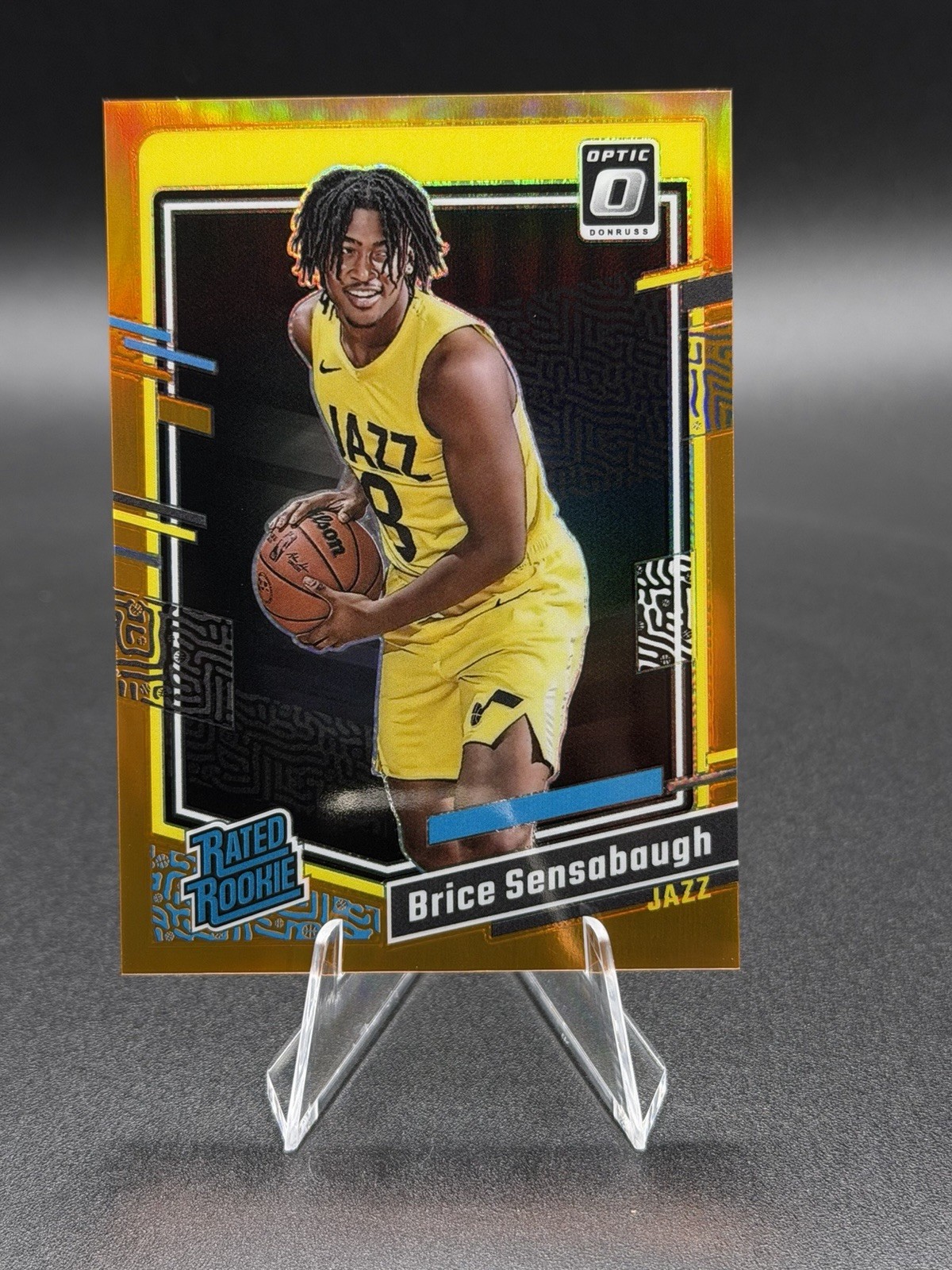 2023-24 Panini Donruss Optic - Rated Rookie Brice Sensabaugh #209 Orange /199