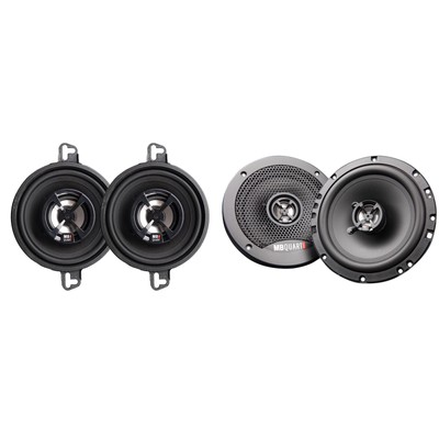 MB Quart Discus DK2-116 6.5 Inch Coax Speakers with DK2-108 3.5 Inch Coax Spe...