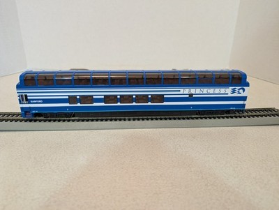 Bachmann Silver HO #13345 89  Colorado Railcar Full Dome Princess Sanford ~New~