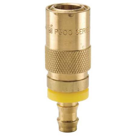 Parker Pc308-Bp Hydraulic Quick Connect Hose Coupling, Brass Body, Sleeve Lock,