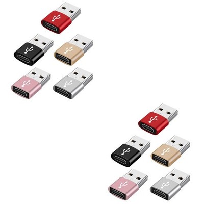 10 Stück USB C-Adapter USB 3.0-Typ-C-Buchse für USB 3.0 Male Converter Adapter