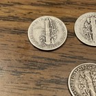 Lot Of 9 Mercury Dimes 90% Silver Mixed Dates — photo 10