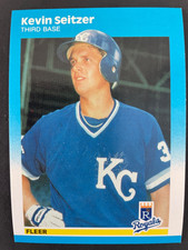 1987 Fleer Update - Kevin Seitzer #U-108 (RC) Royals
