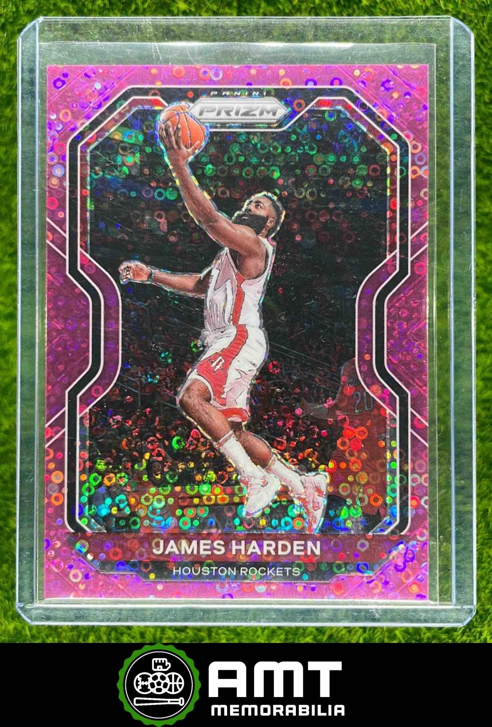 2020-21 Panini Prizm James Harden Fast Break Pink Prizms 34/50 Rockets