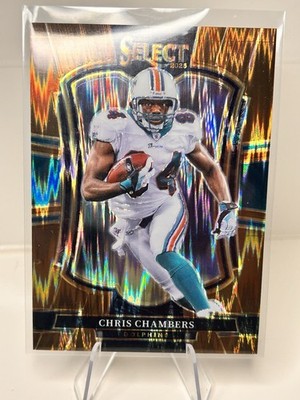 2025 Select Premier Level Chris Chambers #199 Copper Shock Prizm /899 Dolphins