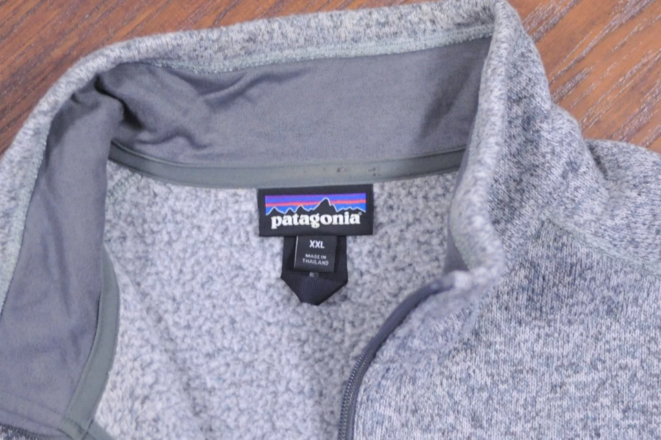 Patagonia Better Sweater 1/4 Zip Pullover Stonewash Men's XXL - Image 4 of 4
