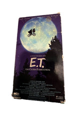 E.T. THE EXTRA-TERRESTRIAL 1982 VHS Spielberg Rare Green Black Tape MCA