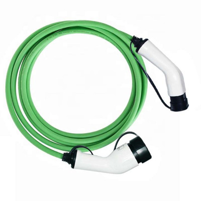 EV Charging Cable 250V 16A Type 2 To Type 2 3.6kW 5m Single Phase IP55 Waterproof For Electric Vehicles