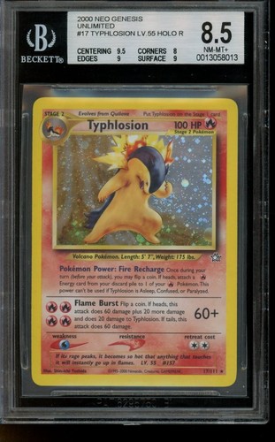 Typhlosion (Unlimited) graded BGS 8.5 for sale on eBay