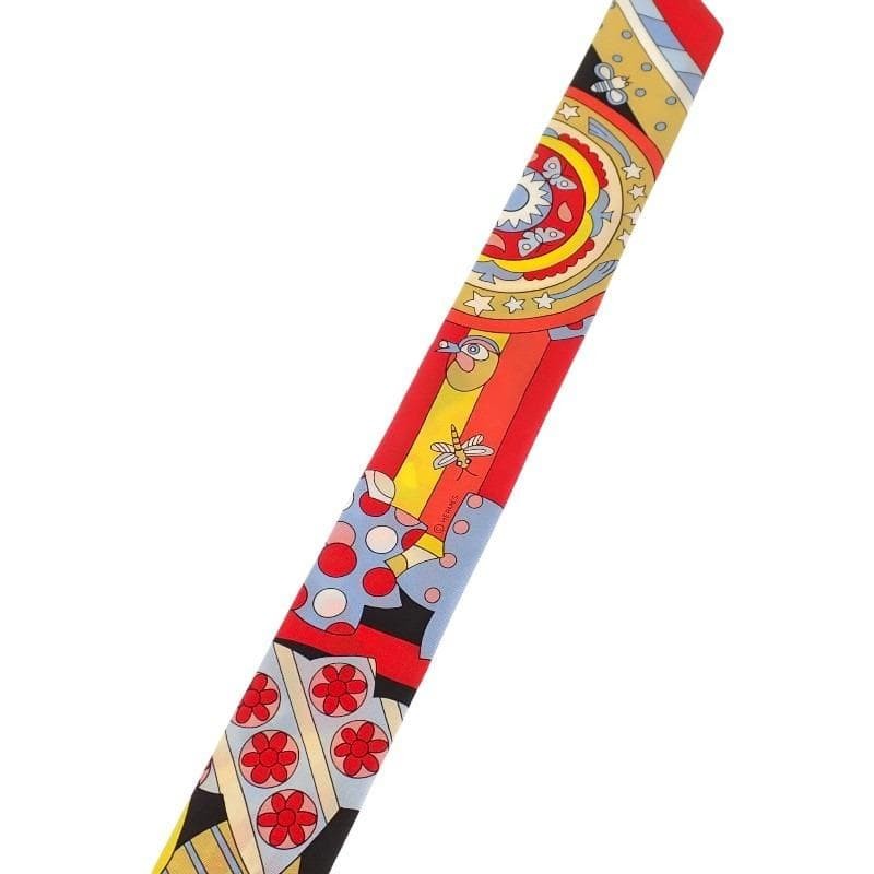 Hermes Twilly Scarf Les Murmures de la Fore m1_0703 image 4