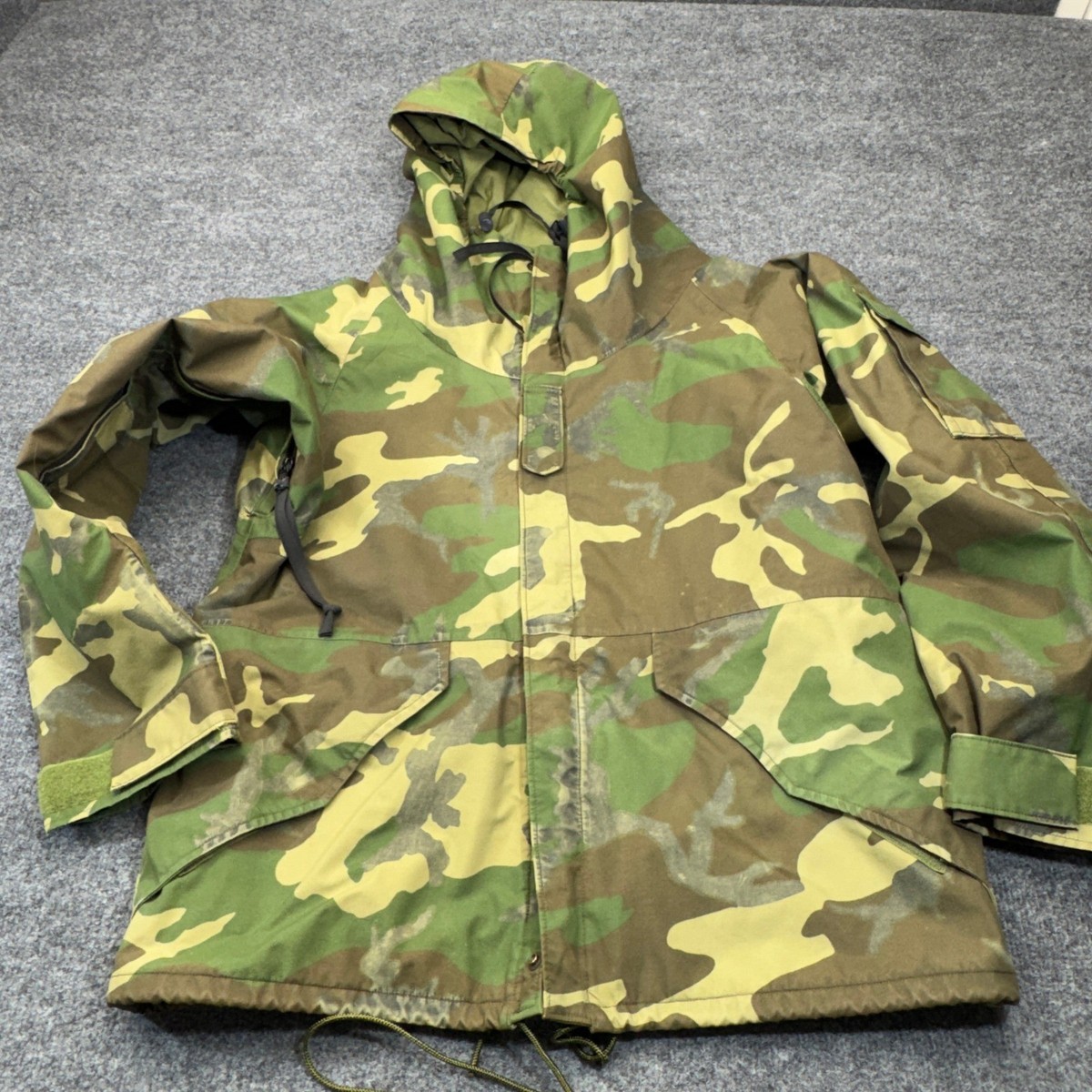 ミリタリー MILITARY 8OS US.ARMY ECWCS GEN1 Vintage US Military ECWCS Gen 1 Parka Mens Medium Short Gore Tex