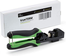 90 Degree RJ45 Keystone Jack Termination Tool, Cat5E/Cat6/Cat6A UTP Ethernet Cab