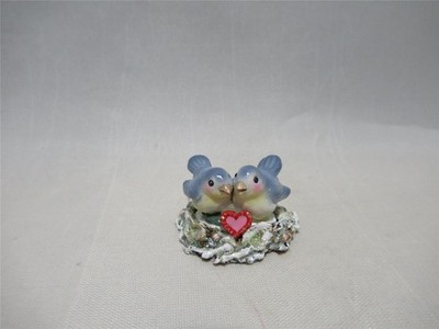 Wee Forest Folk Lovebirds Retired in 2014 - New In WFF in Box