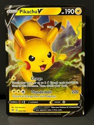 Pikachu V 043/185 Vivid Voltage Ultra Rare Holo