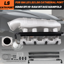 92mm Cathedral Port 300-122 Efi Hi-ram Intake Manifold For Ls1 Ls2 Ls6 5.7l 6.2l