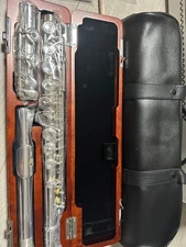 Silver Flute Musical Instrument Unused 1-Year Warranty with Case and T-Shirt