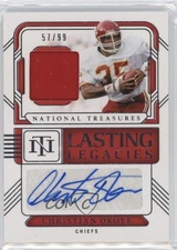 2024 Panini National Treasures Lasting Legacies /99 Christian Okoye #LL-COE Auto