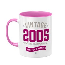 21st Birthday Gift Present Idea Women Happy Birthday Age 21 Year Old Party Mug