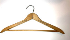 Shoreham Hotel Washington DC Wood Hanger President Coat Vintage Wooden Laundry