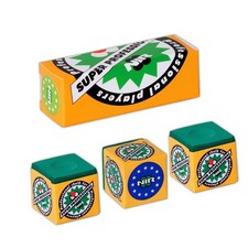 3 pcs of Longoni NIR Super Professional Pool cue Billiard Chalk - Green