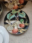 Vintage Set Of 8 Porcelain Japanese Plates — photo 2