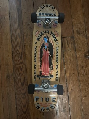 5Boro NYC Skateboards Cinco Barrios Cruiser Skateboard Deck - 8
