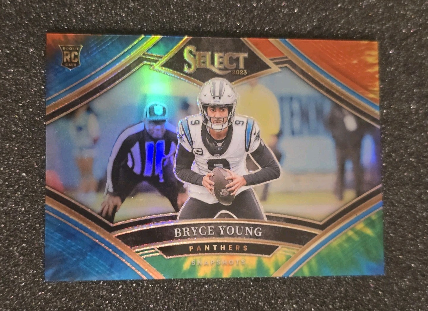 Bryce Young Panini Select Snapshots #SSBY Tie-Dye Prizm