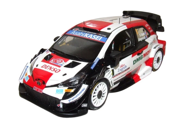 Spark Toyota Yaris WRC 2021 Echelle 1:43 Voiture Miniature - Blanche (S6588)