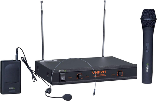 - VHF2H - Sistema Microfonico Wireless Con 1 Microfono Palmare VHF, 1 Microfono - Foto 8 di 12