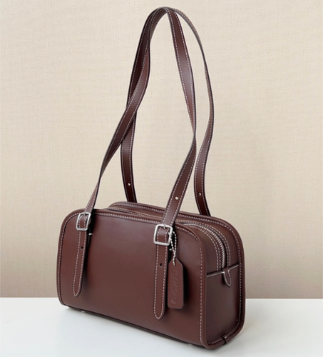 COACH Swing Zip Shoulder Bag CM565 Maple Outlet NEW - Picture 2 of 7
