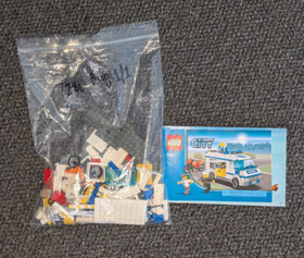 LEGO CITY POLICE BOAT + PRISONER TRANSPORT + HELICOPTER - SETS 7286  7287 7741